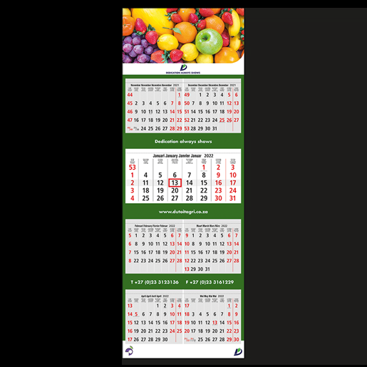 Maandkalender 2026 drukken