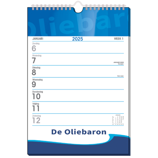 Spiraalkalender 2026 drukken